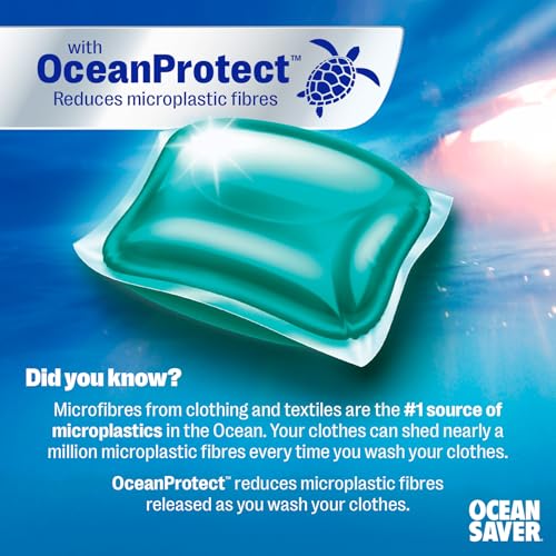 OceanSaver Eco Bio Laundry Detergent Washing Pods - 30 Washes | The Perfect Clean | Skin Friendly, Biodegradable & Scented Capsules | Removes Tough Stains | Vegan, Plastic-Free & Cruelty-Free - Image 6