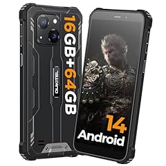 OUKITEL G2 Rugged Smartphone Android 14, 16(4+12) GB+64GB/1TB Telefono Indistruttibile, 6" Schermo, 13MP + 5MP Fotocamera, 6300 mAh IP68 Impermeabile Cellulare Antiurto, Dual 4G SIM/Face ID/OTG/GPS