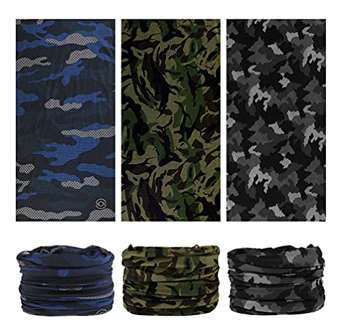 VANCROWN Headwear Head Wrap Sport Headband Sweatband 220 Patterns 12 in 1 Magic Scarf 12PCS & 6PCS 12 in 1 (12PCS.Camouflage 1) - Thumbnail 5