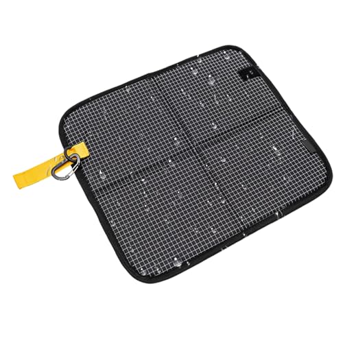 Generisch Cojín de asiento plegable | Alfombrilla de suelo compacta – con mosquetón plegable resistente al agua | para picnic, camping, senderismo, viajes, eventos deportivos, césped, parque, terraza