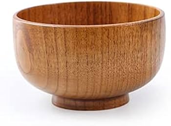 Amazon.co.jp: お椀 食洗機対応 天然木製 汁椀 布袋型 木目男女