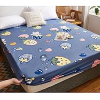 Amazon.co.jp: Fzigenle ボックスシーツ 防水 180*200 防水シーツ