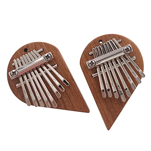 QISILE Kalimba Mini piano à pouce portable 8 touches en forme de cœur pour enfants et adultes débutants, facile à… - Les Beatles, Paul McCartney, John Lennon, RIngo Starr, George Harrison QISILE Kalimba Mini piano à pouce portable 8 touches en forme de cœur pour enfants et adultes débutants, facile à… – Image 4