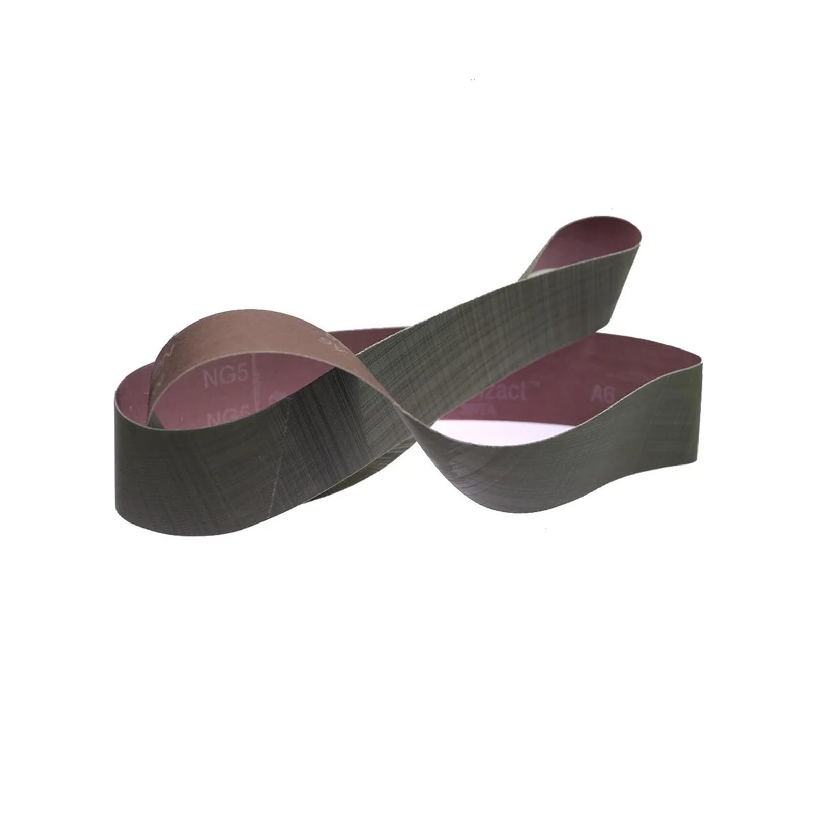 Lot de 6 bandes abrasives 237AA for le polissage de l'acier inoxydable(A30 P800,762x25mm)