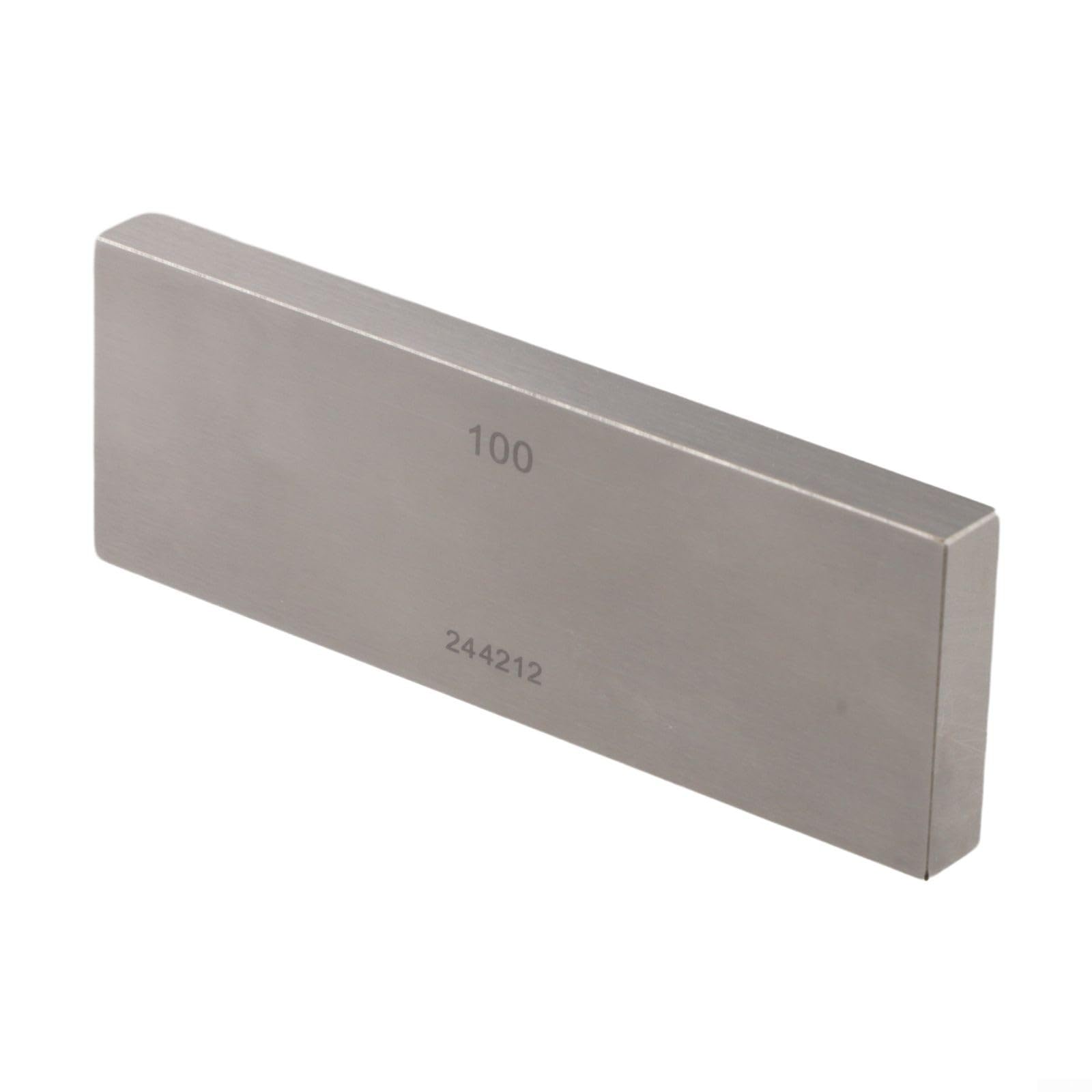 Blocchi di misura ad alta precisione da 0,5 mm a 100 mm in acciaio temprato standard per strumenti e dispositivi di calibrazione (100)