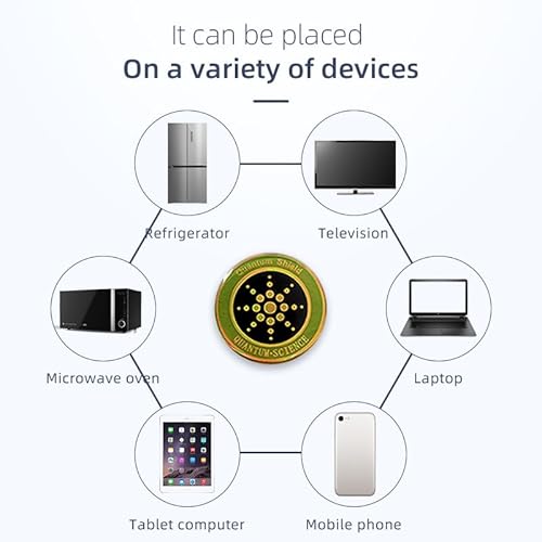 Generic B0DDC1CLBF Emf Stickers Blocker Neutralize Shield Protection From Cell Phones Cased And Electronic Devices Wifi 5G Tablets Laptops Computers Tv Monitors thumb #8