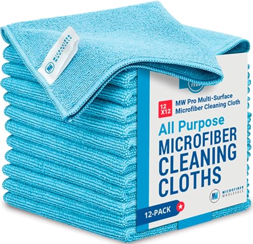 12" x 12" MW Pro Multi-Surface Microfiber Cleaning Cloths |