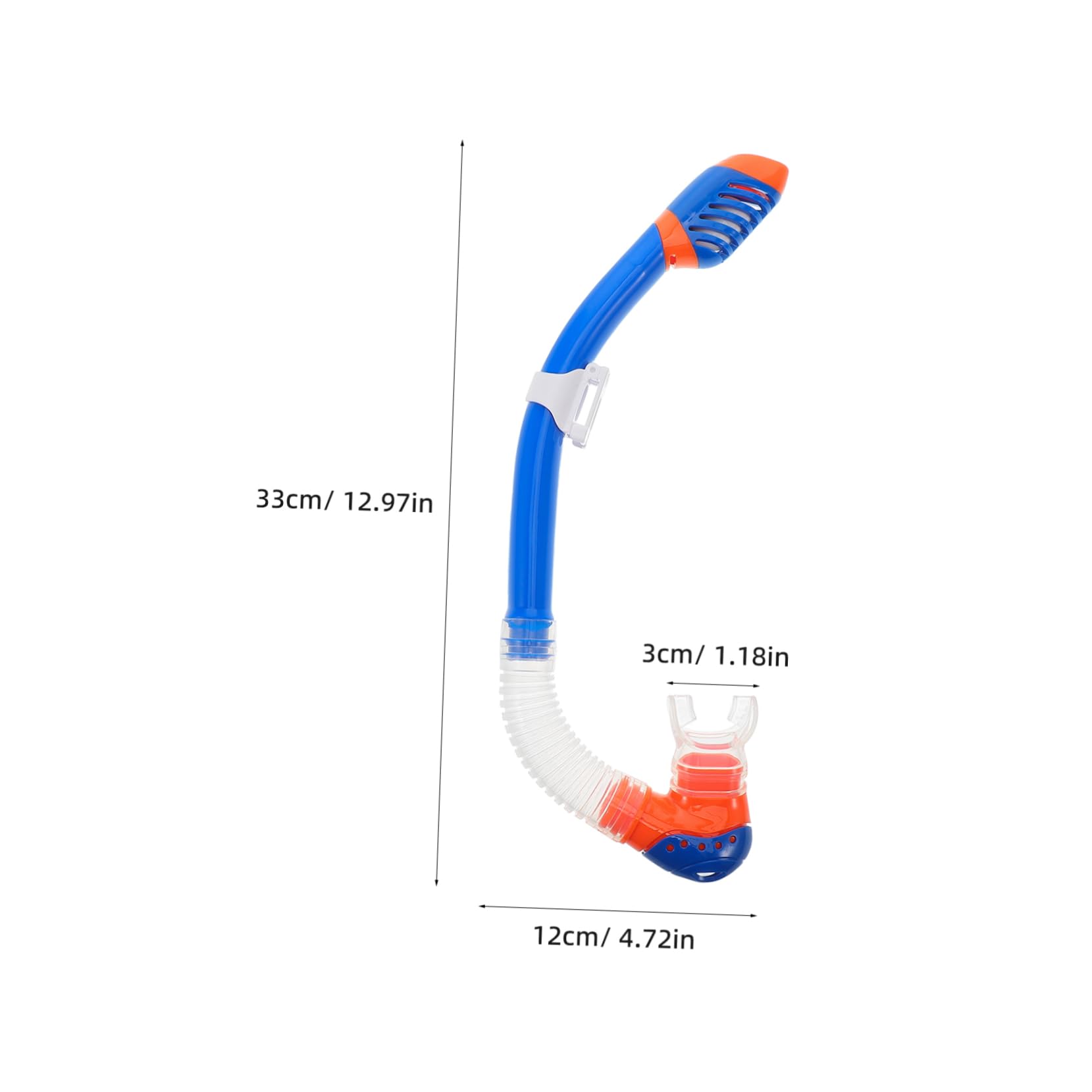 Kisangel Convenient Dive Set Snorkeling Scuba Professional Scuba Tube Portable Diving Tube