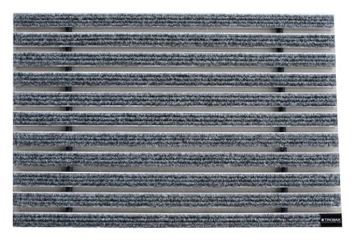 Preisvergleich Produktbild Trobak Schuhabstreifer 75 x 50 cm hellgrau Rips