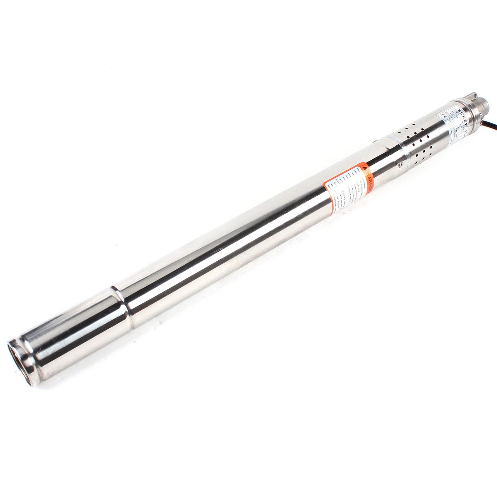 Dompelpomp 2 roestvrij staal 220 V 350 W max. 1000 l/u opvoerhoogte max. 55 m buisvormig dompelput