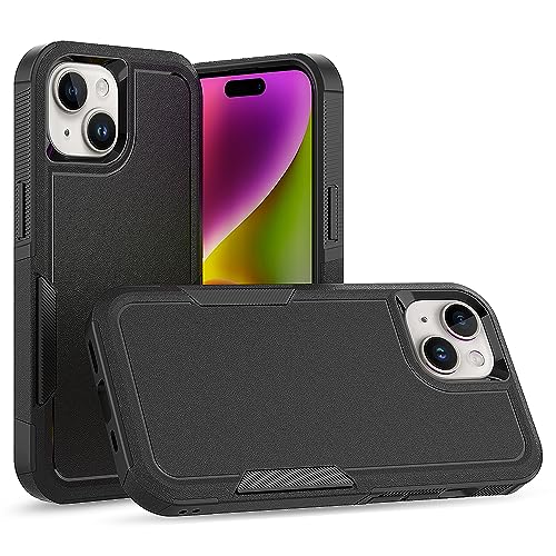 Coque iPhone 15 antichoc noire idéale pour les activités extérieures