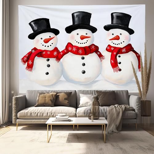 Tapisserie Noël et bonhomme de neige pour réveiller vos souvenirs