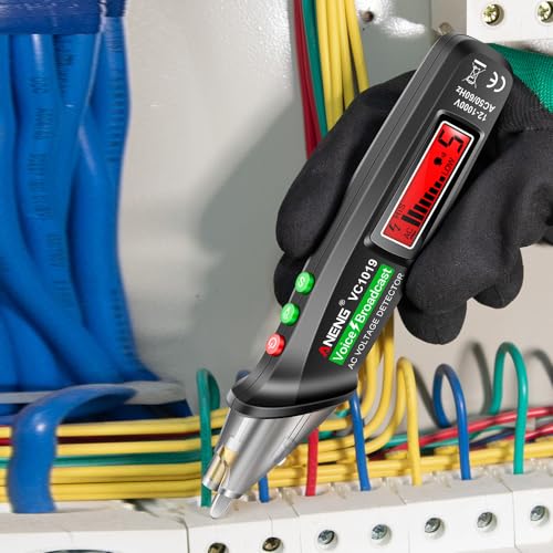 Image of axGear Voltage Detector Non-Contact AC Electrical Tester Pen Sensitivity 12-1000V