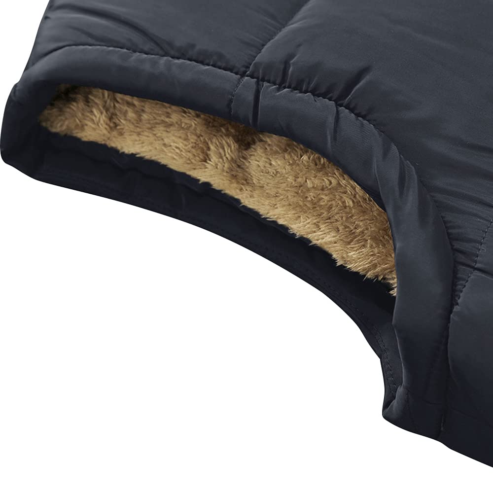 KEFITEVD Gilet invernale da uomo in pile da pesca per il corpo più caldo antivento gilet per la fotografia all'aperto con tasche multiple
