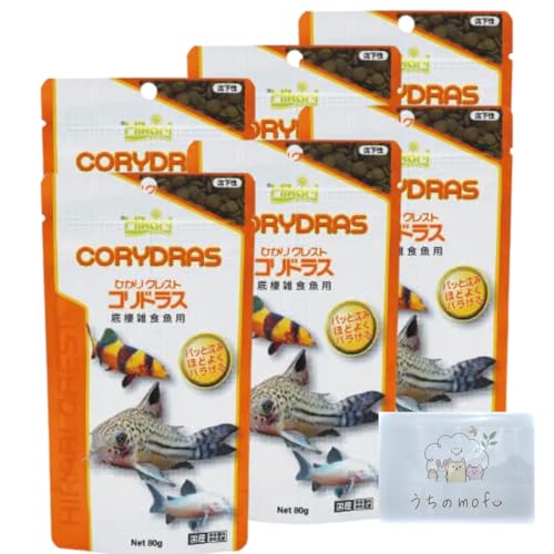 キョーリン ヒカリ ひかりクレスト コリドラス 80g 6個 クレスト 熱帯魚 餌 エサ + うちのmofu限定ポケットティッシュ付き