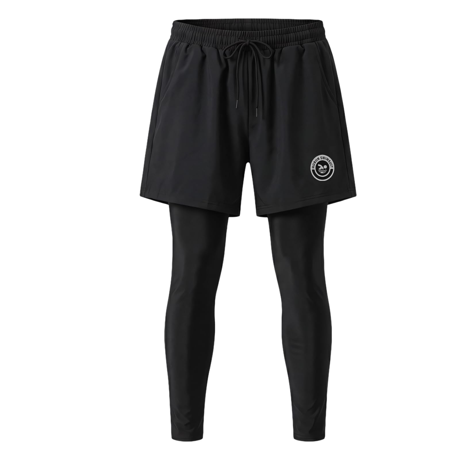 Pantaloncini da spiaggia da uomo, stile contemporaneo, ad asciugatura rapida, con laccio regolabile per snorkeling, navigazione e relax, costume da bagno
