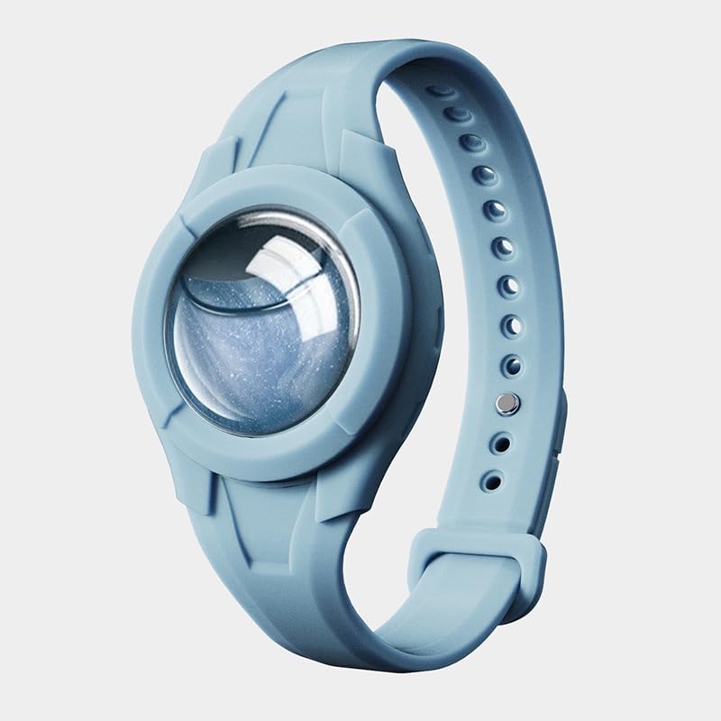 Mosquito Repellent Bands with Essential Oil - 4 Colors, DEET-Free, Adjustable Bracelet for Kids & Adults, Food Grade Silicone, Long-Lasting 30 Days Protection, Outdoor & Indoor Use (blue)