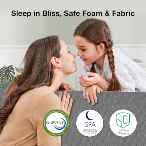 Image of Novilla Full Mattress, 5 Inch Full Size Mattresses with Gel-Infused Memory Foam & Pressure-Relieving Foam for Cool Touch & Spinal Alignment Mattress in a Box CertiPUR-US Certified