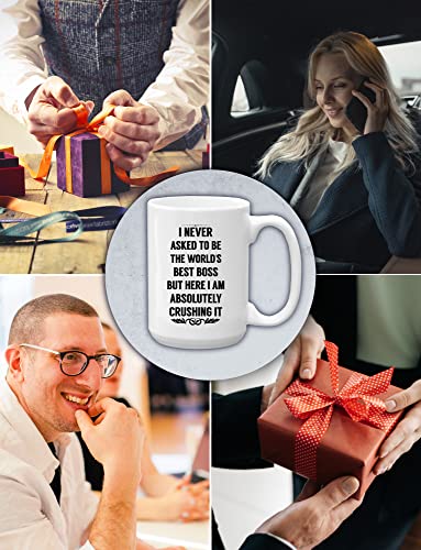 BLUE RIBBON I Never Asked Mug