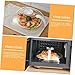 SHOWERORO Microwave Food Cover with Handle Transparent Anti- -keeping Lid Eco-friendly Kitchen Accessory for Food Protection and Heating Suitable for All Microwave Ovens