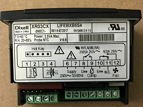 Contrôleur Thermostat Numérique XR02CX-5N0C1 230V - Pour Réfrigération Avec Dégivrage Hors Cycle Et Sonde NTC