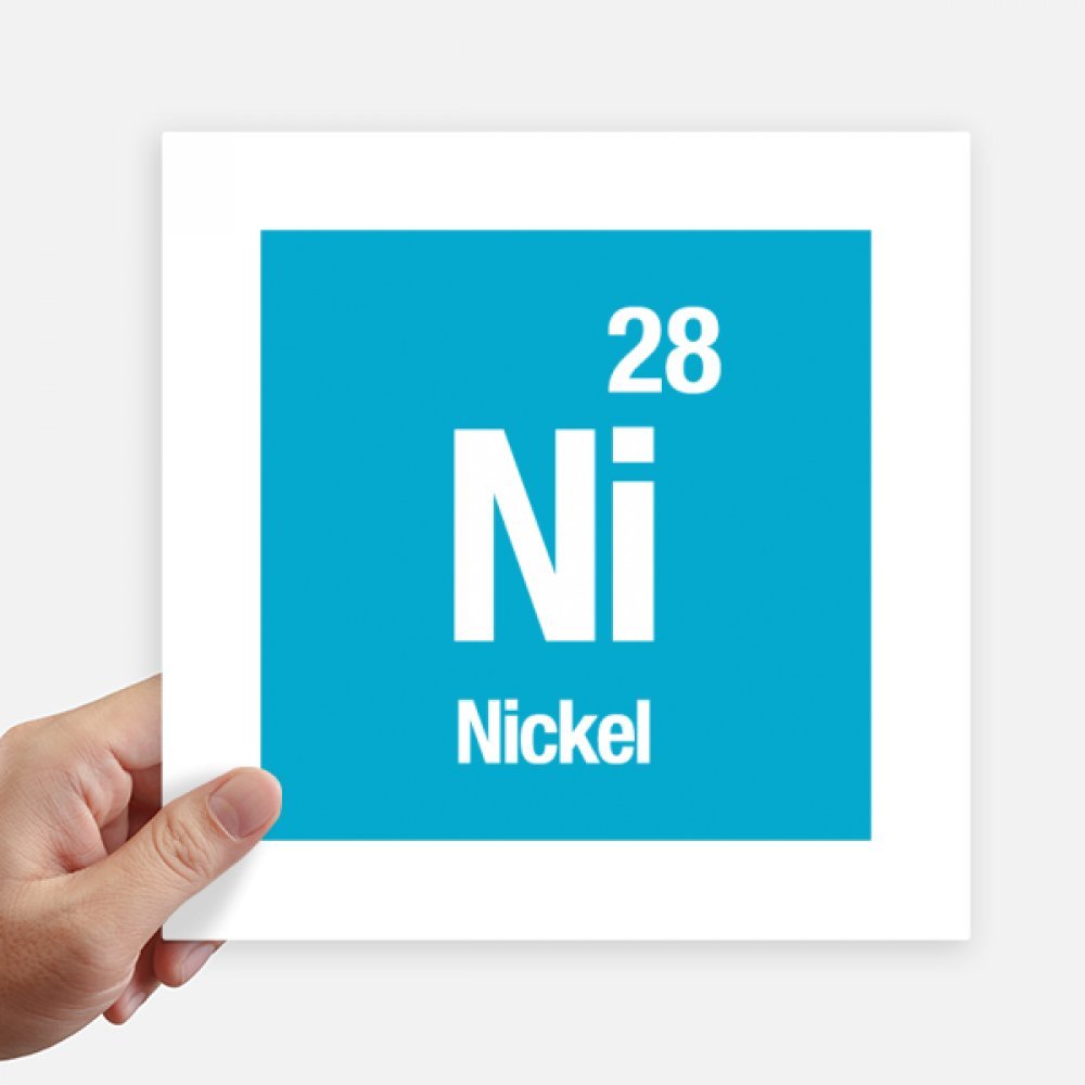 Pegatinas de Ciencia de Níquel Químico 20cm para Renovar Paredes y Decorar Portátiles