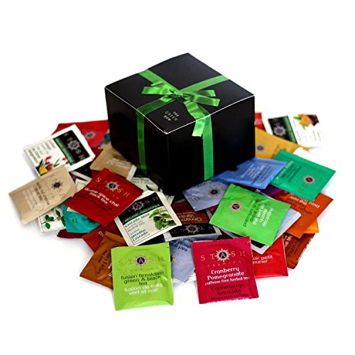 Tea Bags Sampler Assortment, 48 Individual Flavors Of Stash Teas, Packed In Luxurious Gift Box