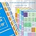 DSM-5-TR Index Tabs, 2022 Coded and Laminated DSM-V TR Tabs, Including 94 and 6 Blank Ones, with Alignment Guide and Bookmark