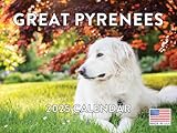 Poster Foundry Great Pyrenees Calendar 2024 Monthly Wall Calender 12 Month, 12x18