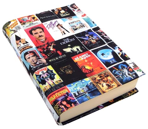 Funda para libro, Ajustable - Protección para libros, Impermeable, Adaptable a cualquier grosor, Tapa de libro estampada - 4 tamaños diferentes. (169, G)