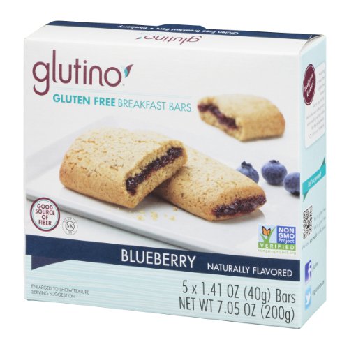 Glutino Breakfast Bars - Blueberry - 1.41 oz - 5 ct