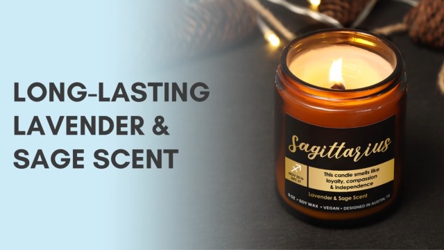 Amazon.com: Sagittarius Candle, Unique Zodiac Candles, Thoughtful