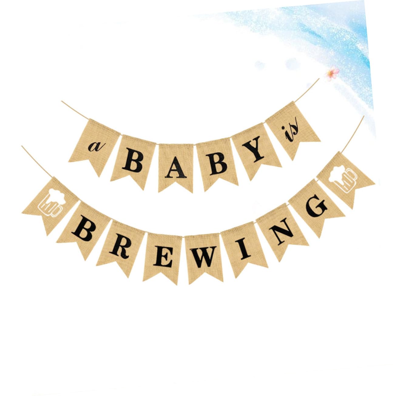 jojofuny 3 Pezzi Decorazione Per Feste A Tema Banner Di Lino A Coda Di Rondine Divertente Accessorio Fotografico Per La Famiglia