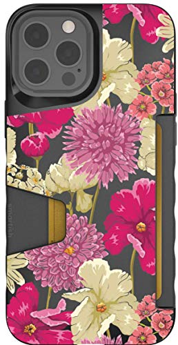 Smartish - Full Bloom - iPhone 12 Pro Max Wallet Case - Wallet Slayer Vol 1 [Slim + Protective] Credit Card Holder - Fits iPhone 12 Pro Max
