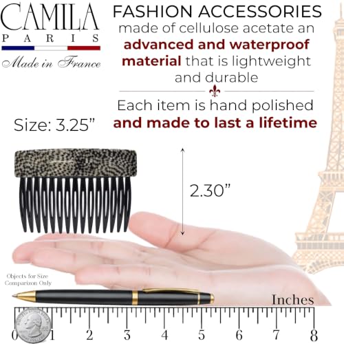 Image of Camila Paris CP3801 Hair Side Comb, 3 inch Small French Twist Hair Combs Clips