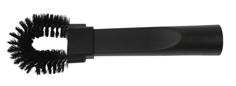 Cen-Tec Systems 46917 Crevice Vacuum Tool with Attachable Wire Radiator Brush, Black
