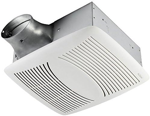 Broan-Nutone EZ80N EZFIT BATHROOM EXHAUST FAN, 80 CFM, 1.0 SONES, 13 X 14-3/8 IN., WHITE (1 PER CASE)