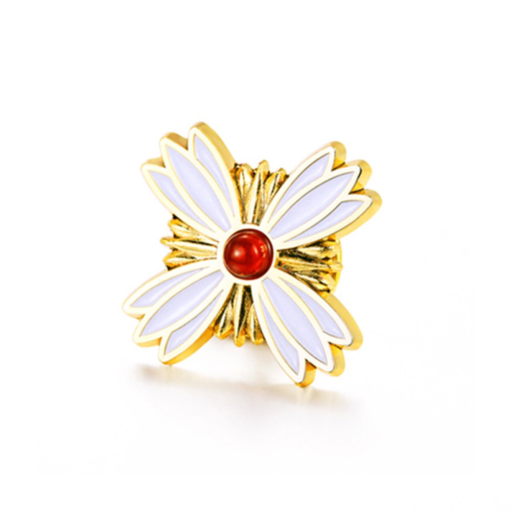 DoubleChin Phoenix Wright: Ace Attorney Pin - Phoenix Wright: Ace Attorney Brooch, Gold, 0.5 inches