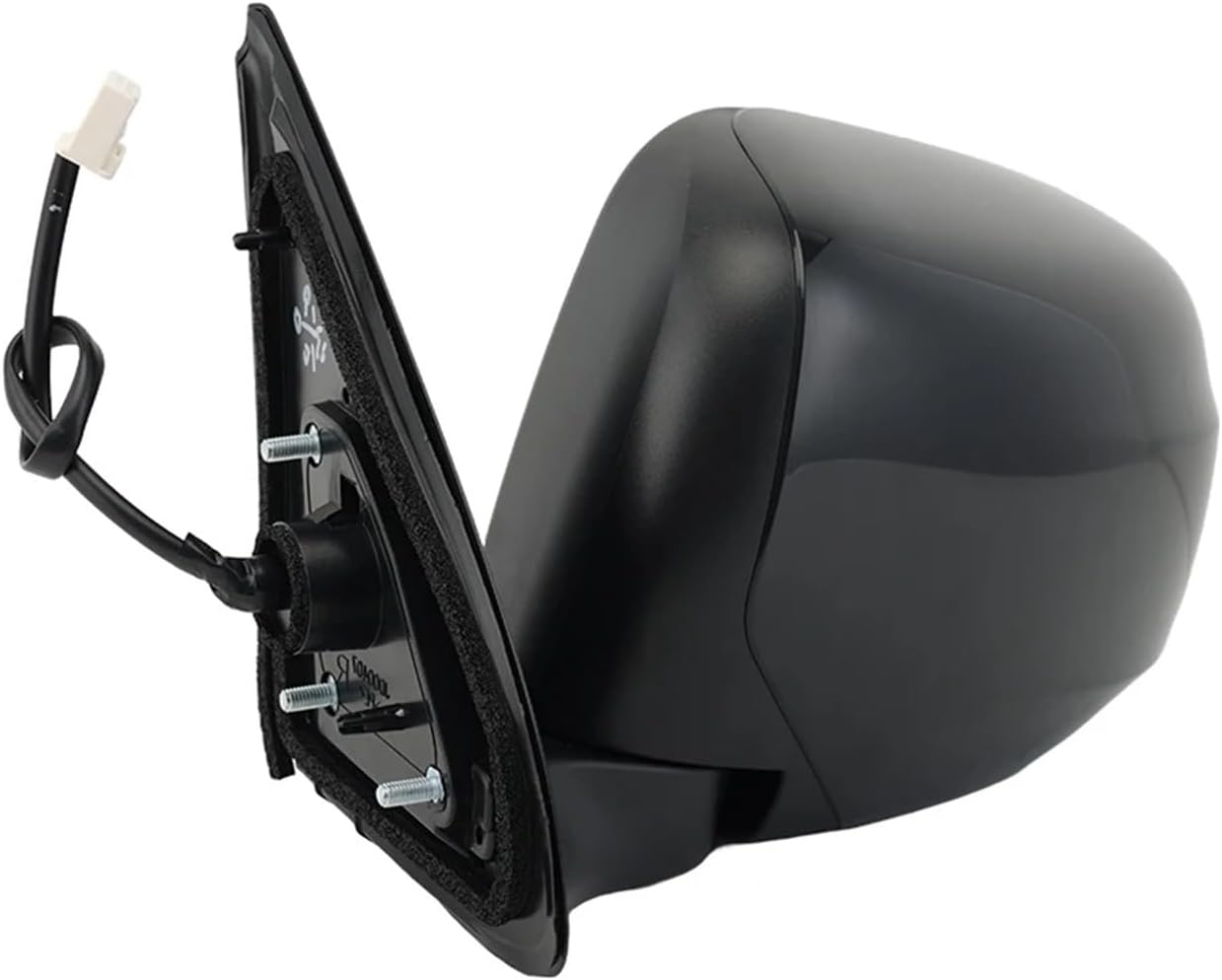 3 Wires Side Door Rearview Mirror Compatible For Mitsubishi For Triton L200 2015 2016 2017 2018 For RHD Convex Wing Car Accessories (Left and Right)