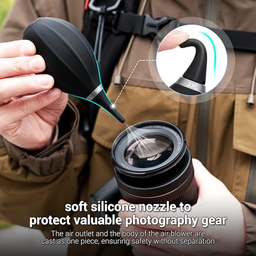 Schwarz Luftgebläse Staubreiniger Staubgebläse Objektiv Gebläse Air Blaster für Digitale DSLR SLR Kameras Kameraobjektive und Elektronik Clean Duster Lens Cleaner