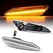 Clignotants latéraux LED pour Alfa Romeo 147 année de construction 2005-2010 | 156 années de construction 1997-2007 | Verre transparent