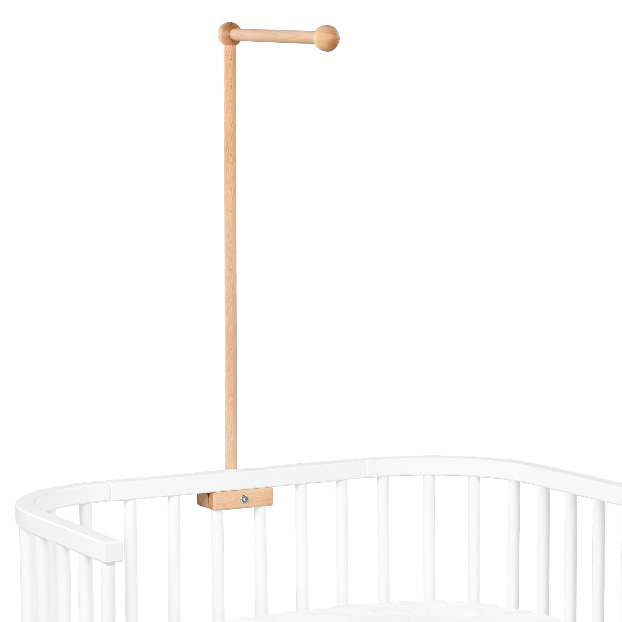 Babybay przenośny uchwyt z okrągłymi prętami, olejowany rdzeń, wielokolorowy, jeden rozmiar