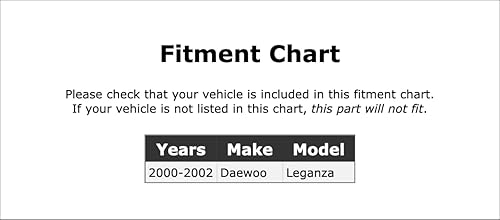 Correa serpentina de transmisión principal compatible con Daewoo Leganza 2000 2001 2002 PC-155645