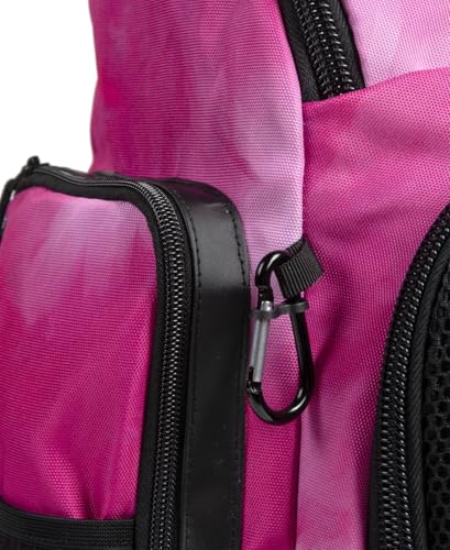 Image of ARENA Spiky III Backpack 45 Swimming Athlete Sports Gym Rucksack Large Training Gear Equipment Swim Bag for Men and Women, 45 Liters, Shocking Pink /Multi