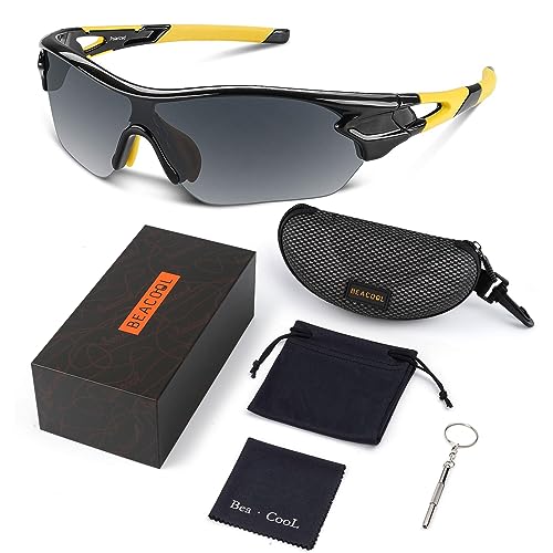 Image of BEACOOL Polarized Sports Sunglasses for Men Women Youth
