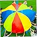 GANAZONO Rainbow Parachute for Team Game Prop for Kindergarten Outdoor Activities Develops Motor Skills Cognitive Skills and Teamwork Boys