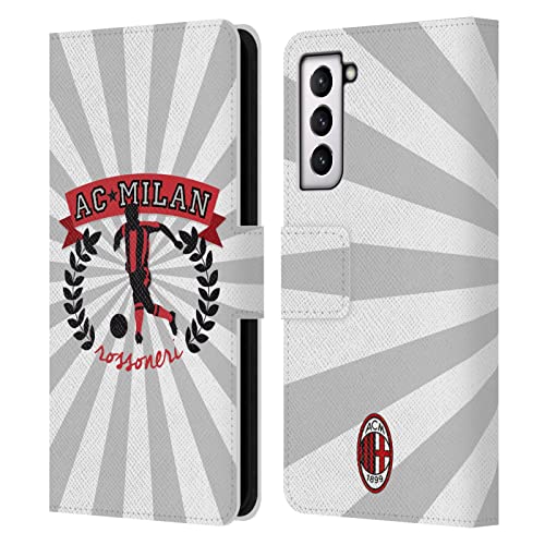 Housse AC Milan Samsung S21 5G, étui portefeuille idéal pour ados passionnés