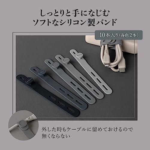 オウルテック ケーブルバンド OEC-CBBAND0210-BKGDサムネイル3