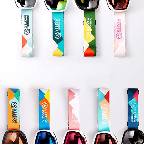 OutdoorMaster Kids Ski Goggles, Snowboard Goggles - Youth Snow Goggles - Green Vally OutdoorMaster Kids Ski Goggles, Snowboard Goggles - Youth Snow Goggles - Green Vally