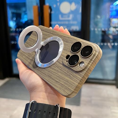 Étui en bois pour iPhone 14 Pro Max : coque rigide de luxe élégante
